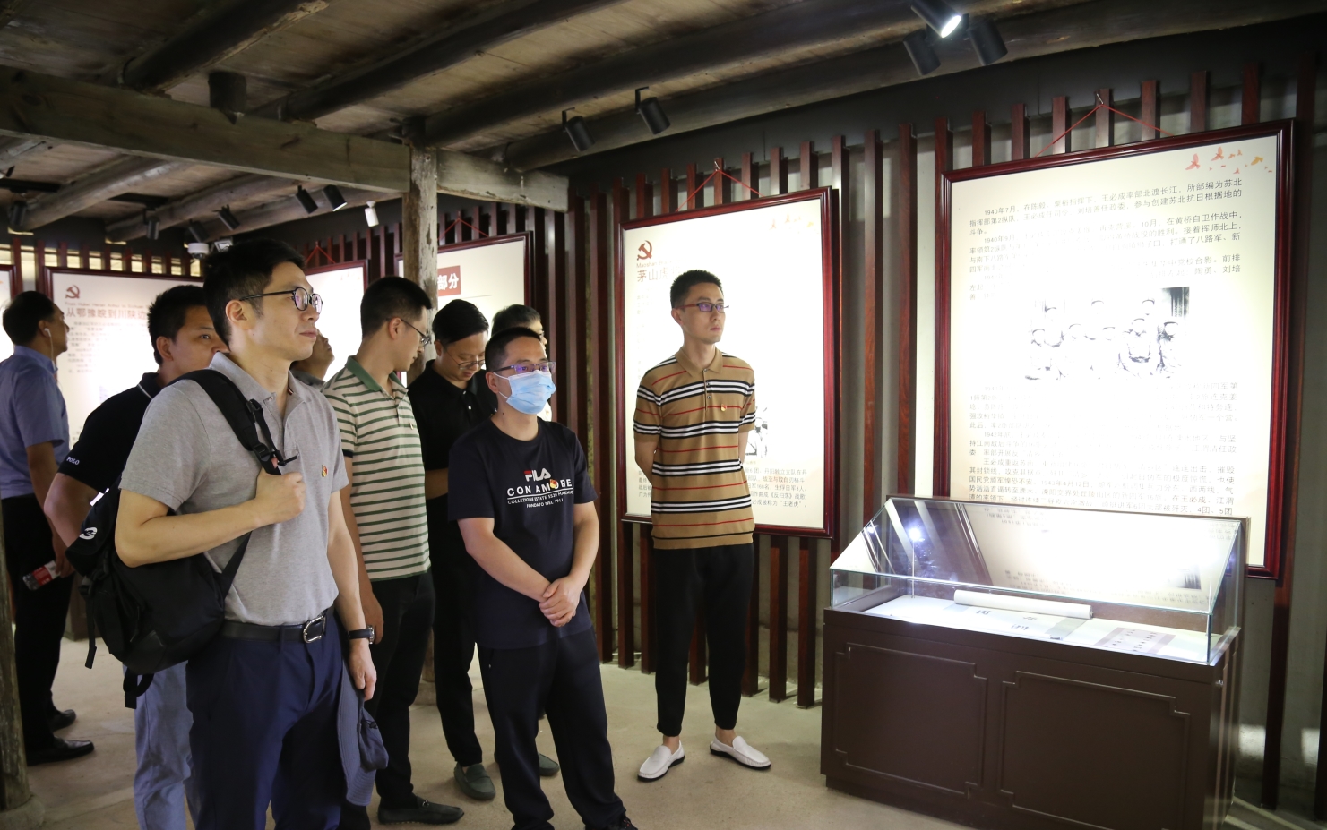 “學習百年黨史 汲取奮進力量” 冶金物資組織黨員赴新四軍蘇浙軍區革命紀念館參觀學習