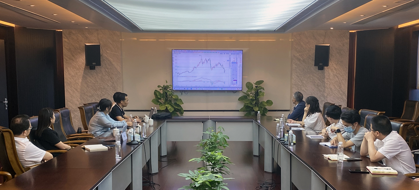 上海弘則彌道投資研究公司副總溫曉紅一行到訪冶金物資